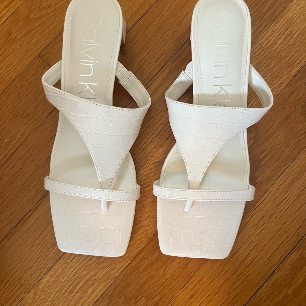 Calvin Klein Heels - Cream